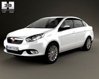 Fiat Siena 2012 3D Model