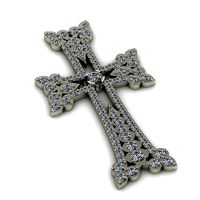 Armenian cross with gems | 3D
