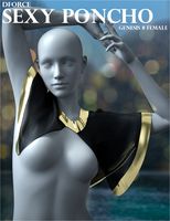 dForce Sexy Poncho for Genesis 8 Female