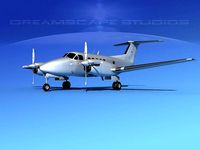 Beechcraft UC-12Q Huron Bare Metal