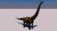 Puertasaurus Dinosaur Animated