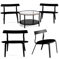 Armchair and Coffee Table Varmer Vittsjo