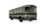 Old Bus Berliet 3d Model