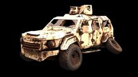 damaged Terradyne Gurkha lapv