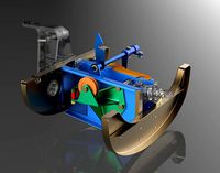 P-51D Mustang Pulley Support Retract Lock Lower Fus Sta 291-300