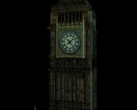 Big Ben Landmark Building w gritty style textures 3D Model