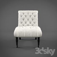 Bright Home Townsend Tufted Beige Linen Modern Accent Chair