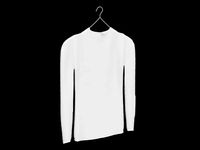 hanging mens long-sleeved shirt folded hanging