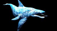 sea monster lowpoly rigged game ready