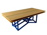 Double Bamboo Table