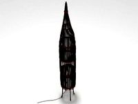 Rattan Floor Lamp