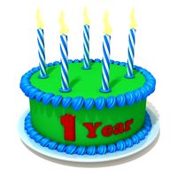 Birthday cake 02 3D Model