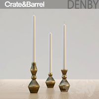 Crate &amp;amp; barrel Denby Candle Holder