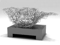 Sculpture On Socle Sitting Object SOS145