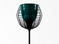 Cage floor lamp