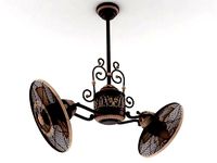 Gyro Ceiling Fan F502-BCW