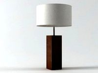 Quadro Walnut Cube