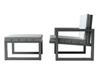 Saler armchair & pouf