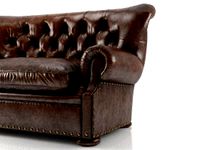 5' Churchill Leather Sofa