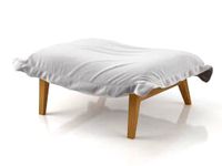 Calin Footstool S Solid Wood