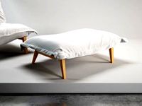 Calin Footstool L Solid Wood