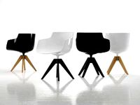 Flow Armchair VN 4-legged oak