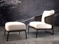Aston Cord Armchair + Ottoman