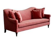 Cerise Velvet Sofa