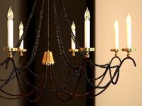 18th C Italian Bead Chandelier 45