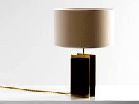 Brass Strapped Table Lamp