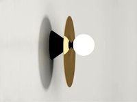 Disc and Sphere Asymmetric Wall Lamp