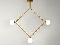 Rhombus 1 Globe Pendant Lamp