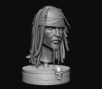 captain Jack Sparrow pirate | 3D
