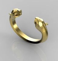 ring panthere cartier 3d model