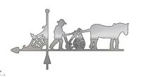 Weathervane horse farm for cnc | 3D