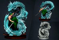 one piece - roronoa zoro - 3d print statue | 3D