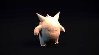 Gengar - Stylized Pokemon LowPoly Art -  | 3D
