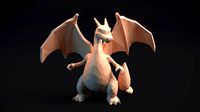 Charizard - Stylized Pokemon LowPoly Art -  | 3D