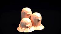 Dugtrio - Stylized LowPoly Art - | 3D