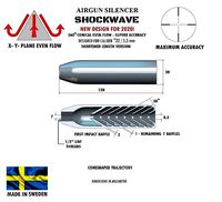 Silencer SHOCKWAVE shortened length 22 | 3D