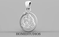 RUNIC PENDANT SNAKE 8 | 3D