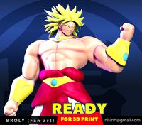 Broly - Dragon Ball Super Fanart | 3D