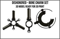Bone Charms Set - Dishonored | 3D