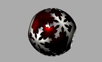 Snowflake Pandora Bead | 3D