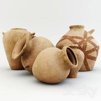 Utensils made of clay (jug vessel)