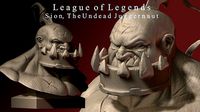 Sion The Undead Juggernaut Bust | 3D