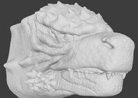 Printable Godzilla Head | 3D