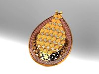 Locket necklace 36 | 3D