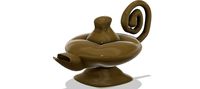 magic aladdin lamp for gin for magic ritual for 3d-print or cnc | 3D