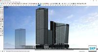 Sketchup residential complex B1